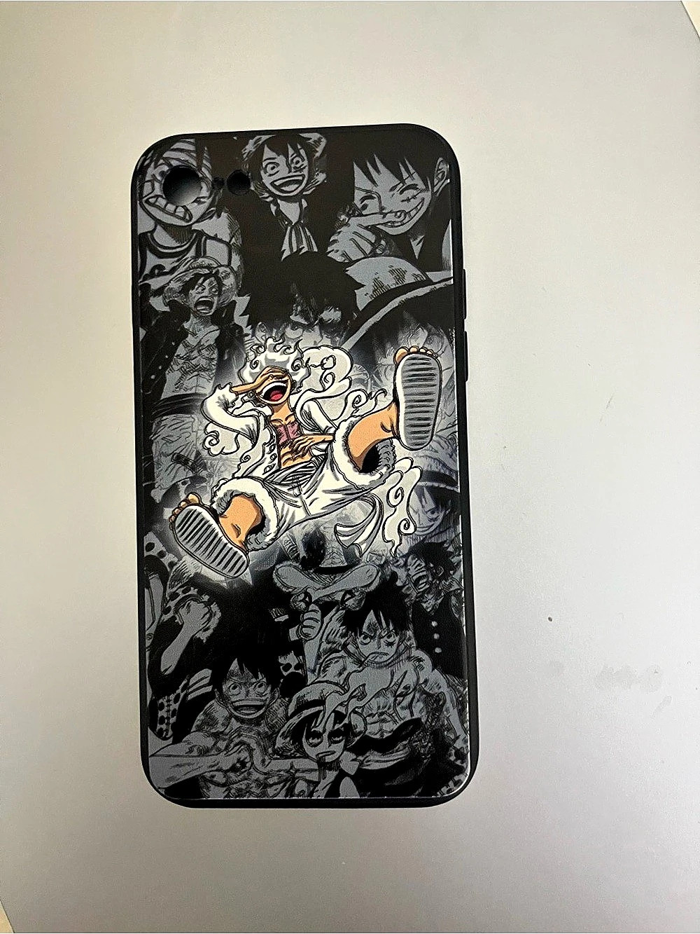 Black Anime Graphic Phone Case